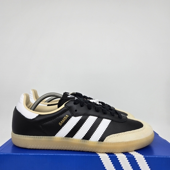 New Adidas Samba OG \'Black White Gum\' Men\'s Shoes Size 13